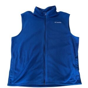 Columbia Royal Blue Fleece Vest. XXL.